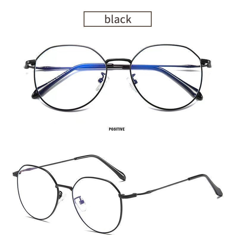 Metal Round Anti Blue Light Glasses