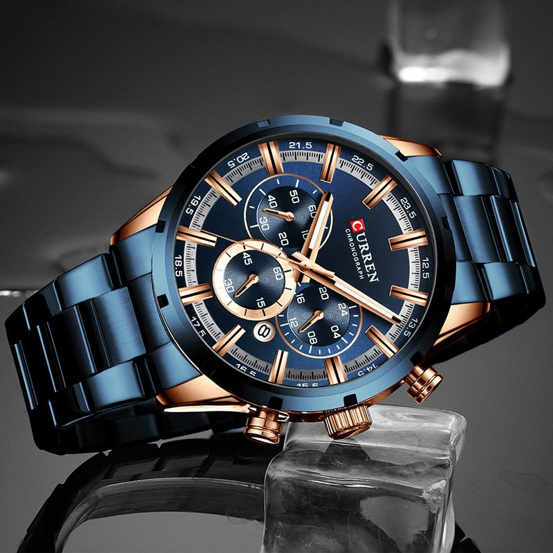 CURREN Men Watch Top Brand Luxury