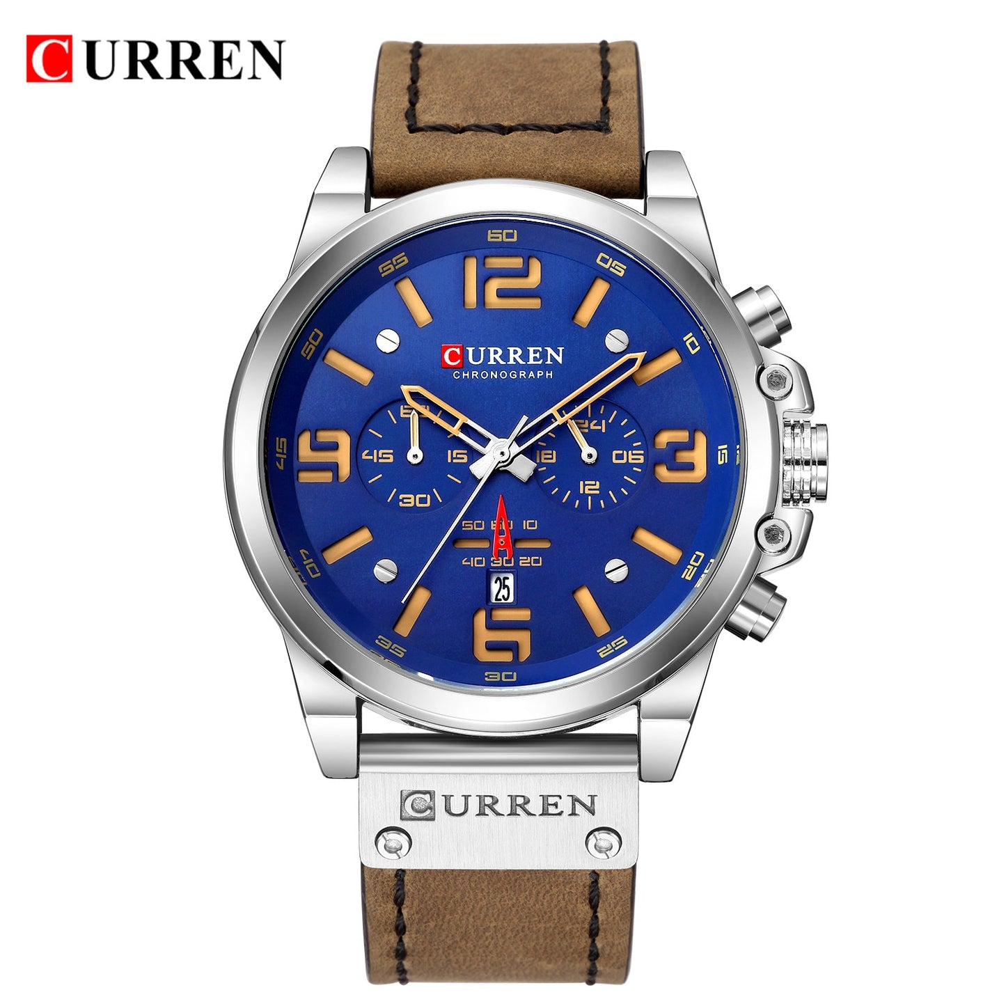 CURREN Montres Homme Top Marque de Luxe