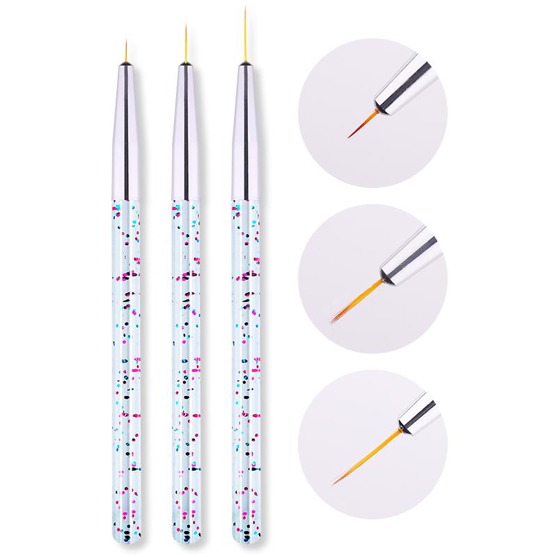 3Pcs French Stripe Nail Art Liner