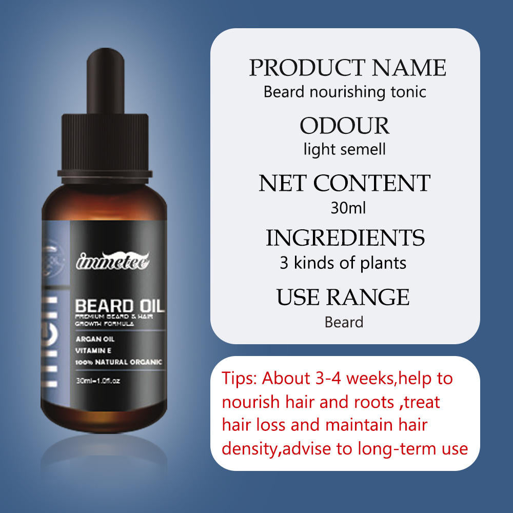 30ml Natural Effective Beard Growth Essential Oil