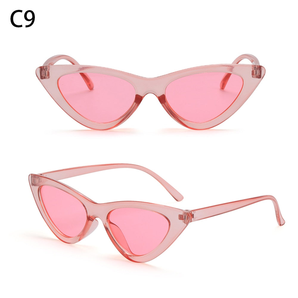 1PC lunettes de soleil triangle oeil de chat sexy