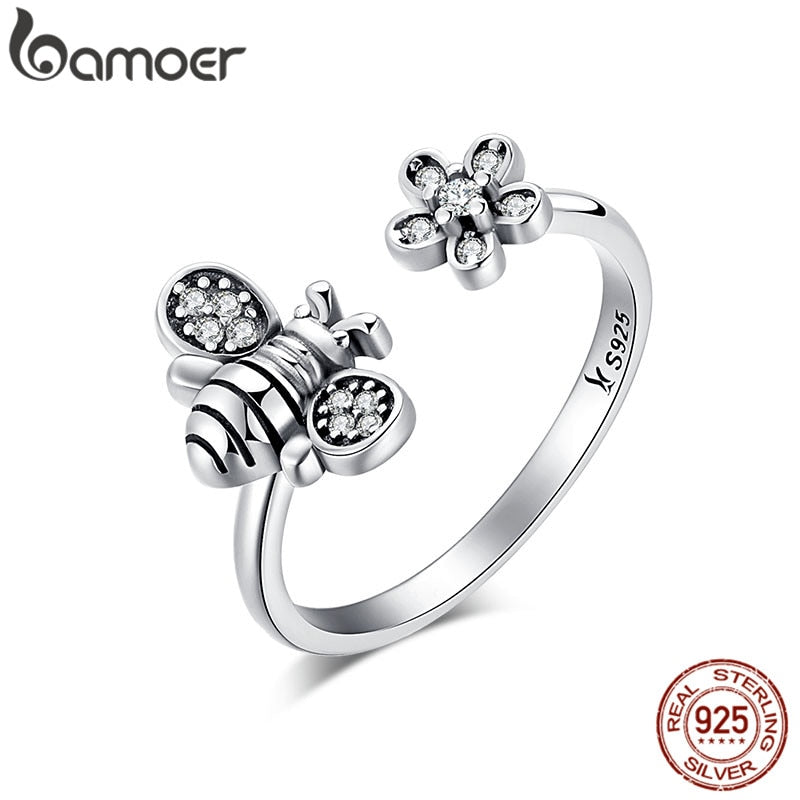 BAMOER  Silver Rings