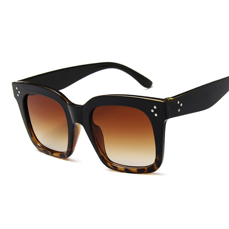 Lunettes de Soleil Carrées Oversize Femme