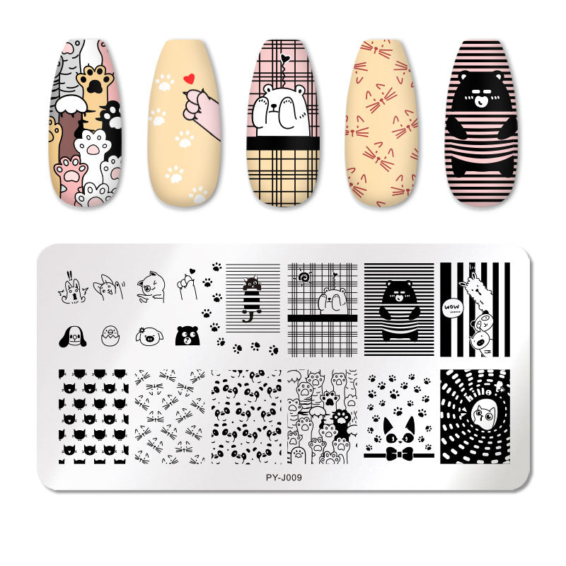 PICT YOU 12*6cm Nail Art Templates