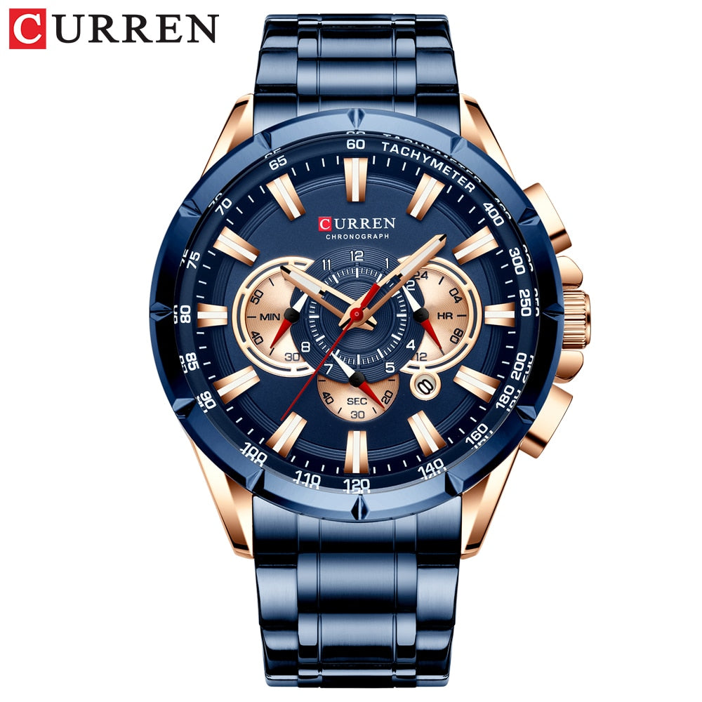 CURREN New Casual Sport Chronograph