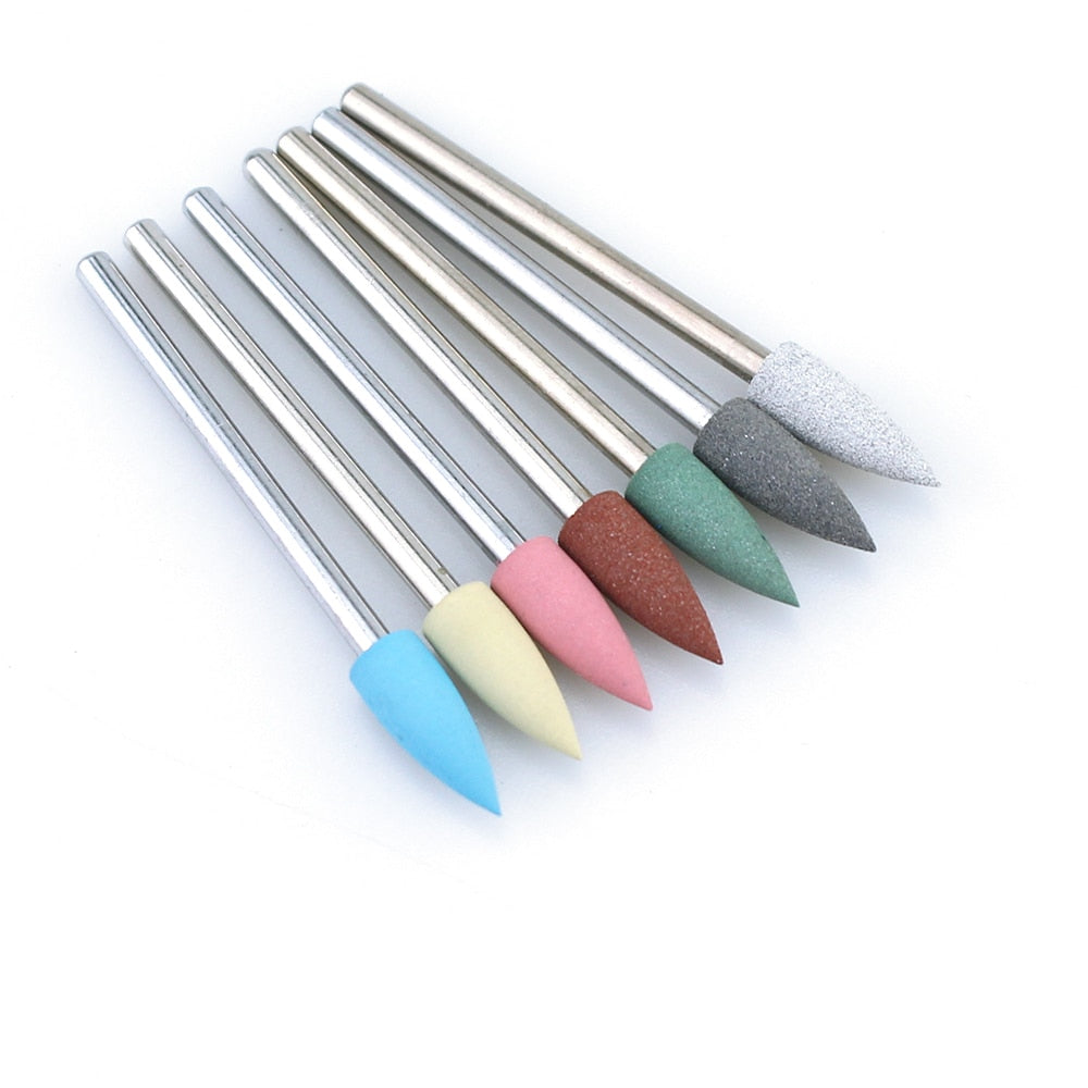 1pcs Silicone Nail Drill Milling Cutter