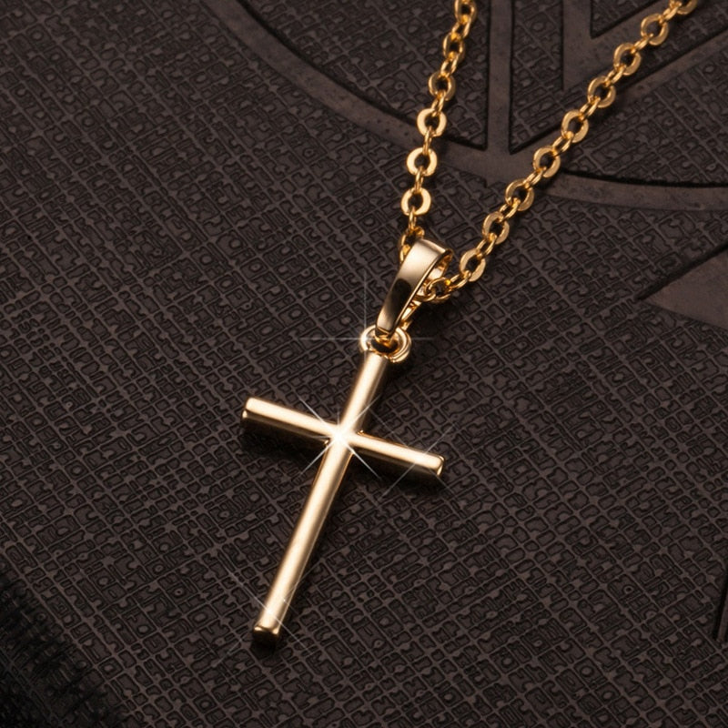 Collier pendentif pendentif croix mode