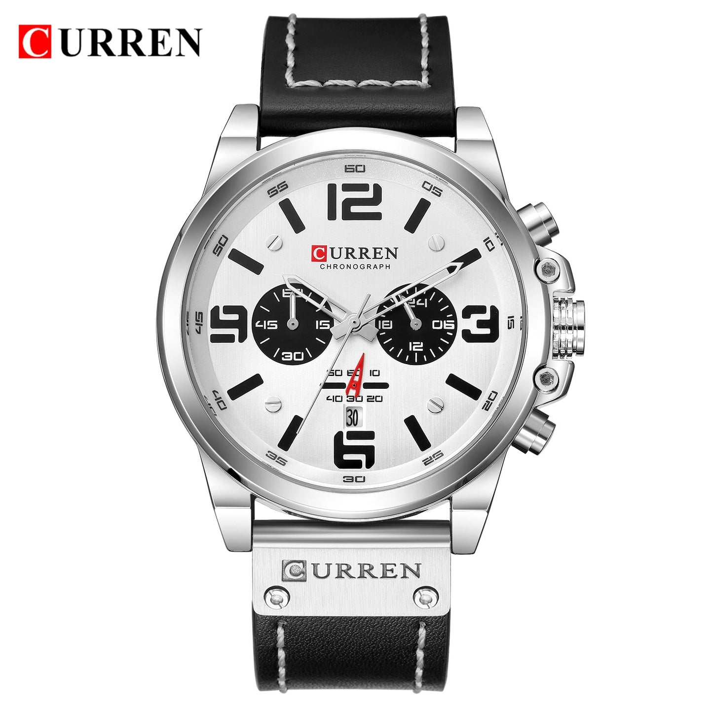 CURREN Montres Homme Top Marque de Luxe