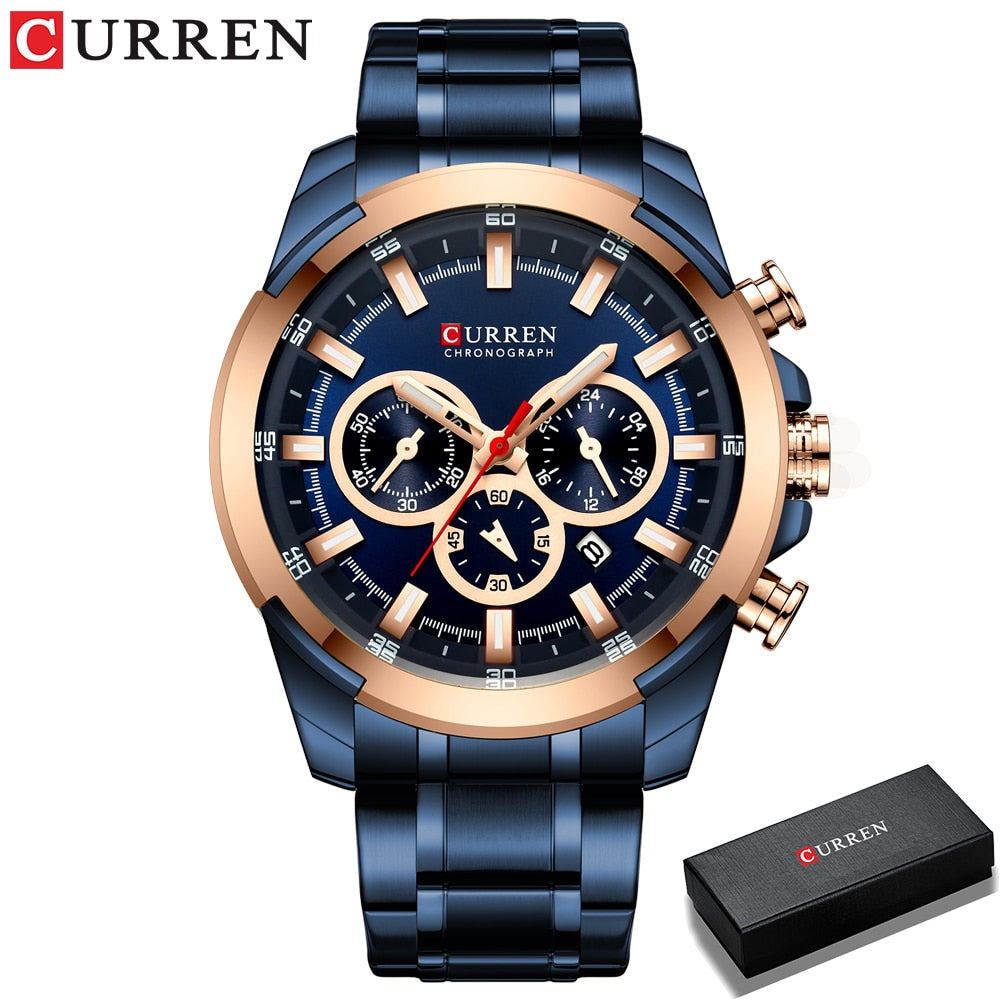 CURREN Men’s Watches Top Brand