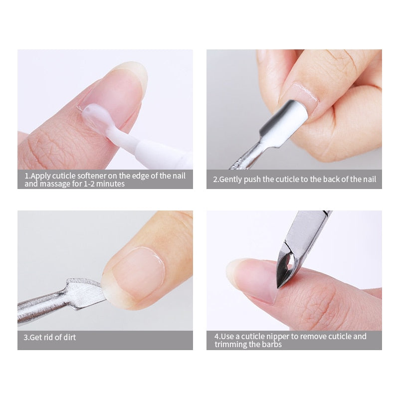 1pcs Double-ended Nail Art Cleaner