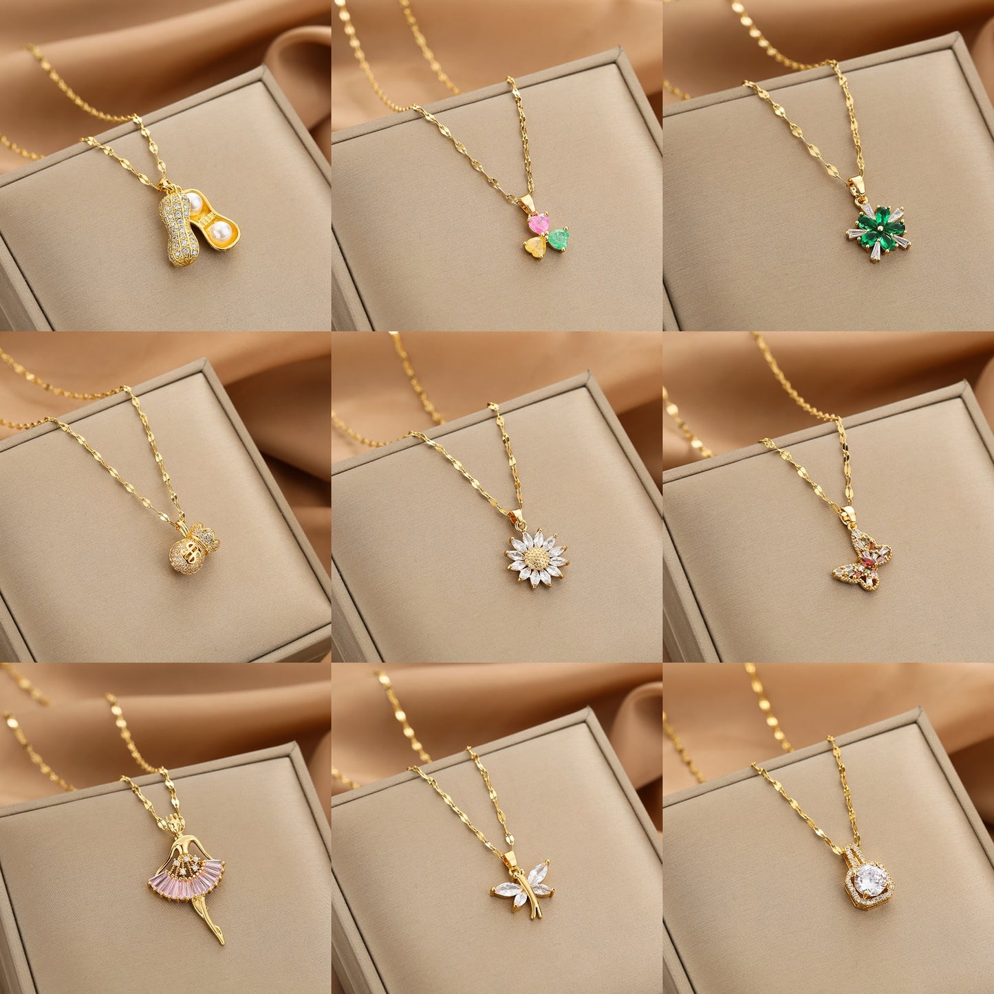 Gold Color Necklace for Women