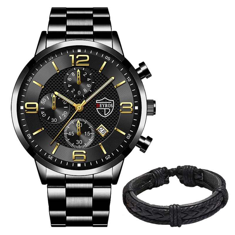 Bracelet et montres de luxe en or pour hommes