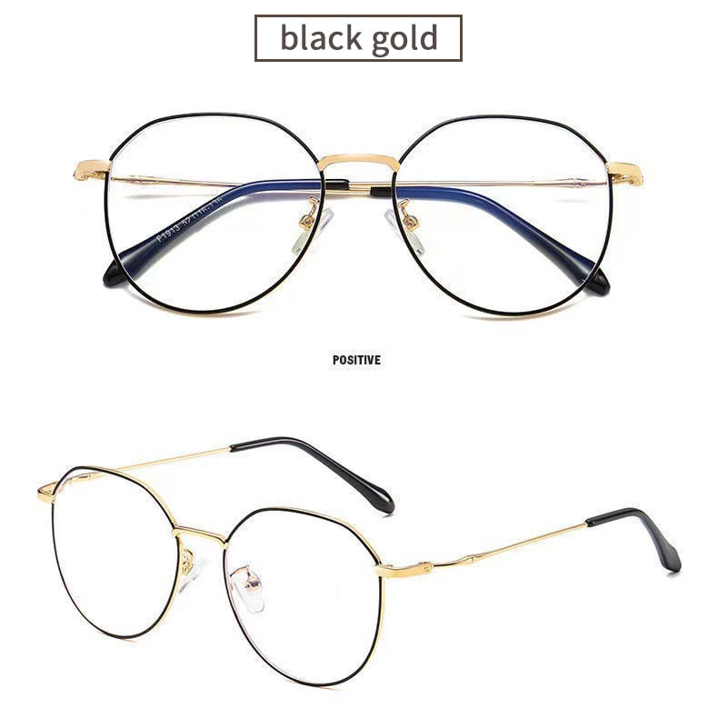 Metal Round Anti Blue Light Glasses