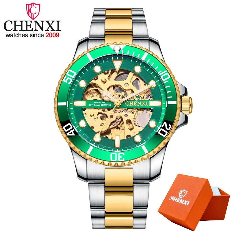 CHENXI Brand Luxury Classic Blue Men