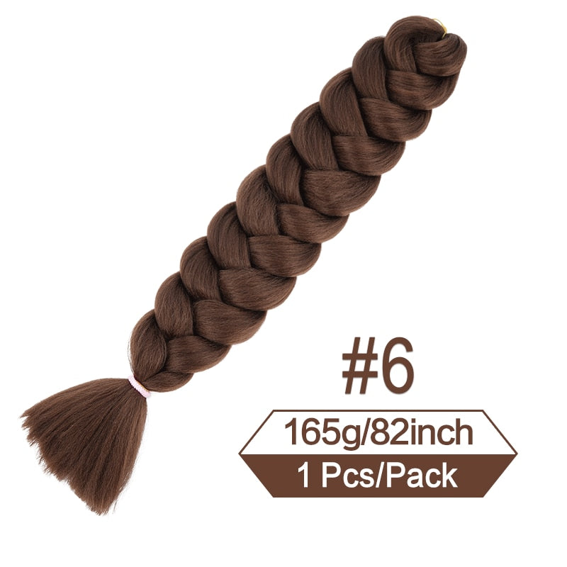 82 Inch 165g/Pack Synthetic Crochet Hair