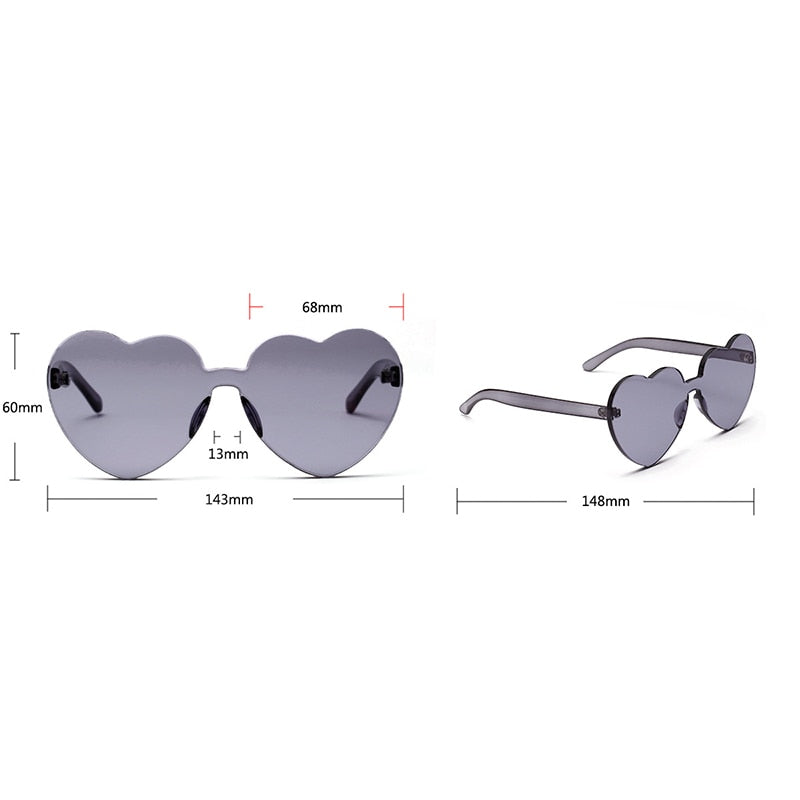 Candy heart shape  sunglasses