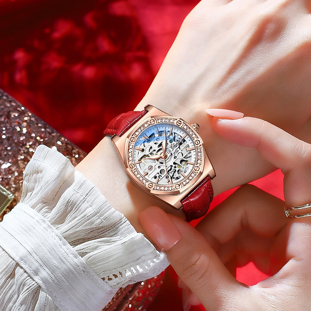 CHENXI Nouvelle montre mécanique automatique pour femme