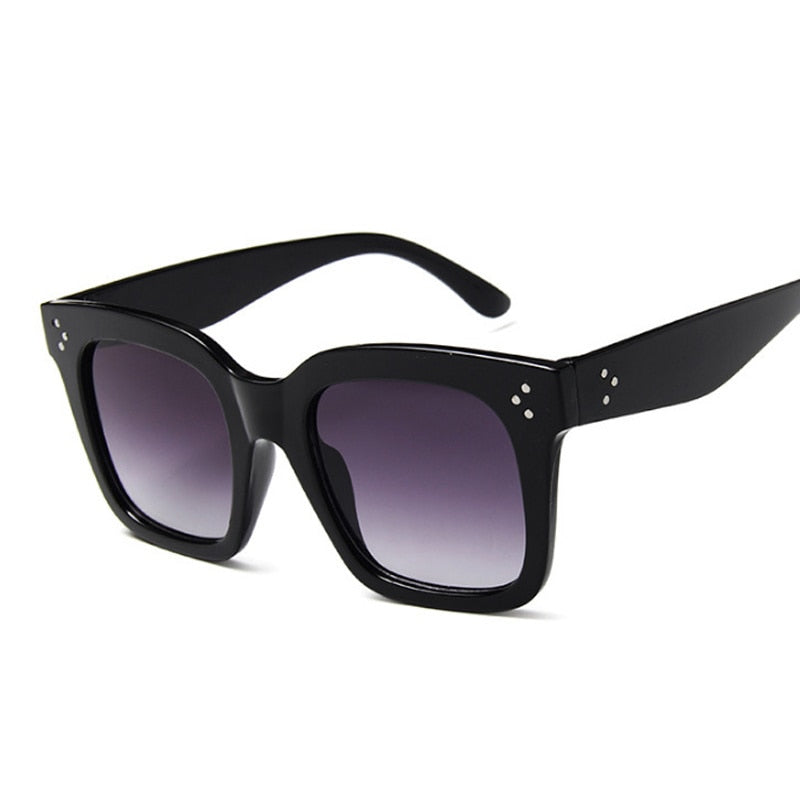 Lunettes de Soleil Carrées Oversize Femme