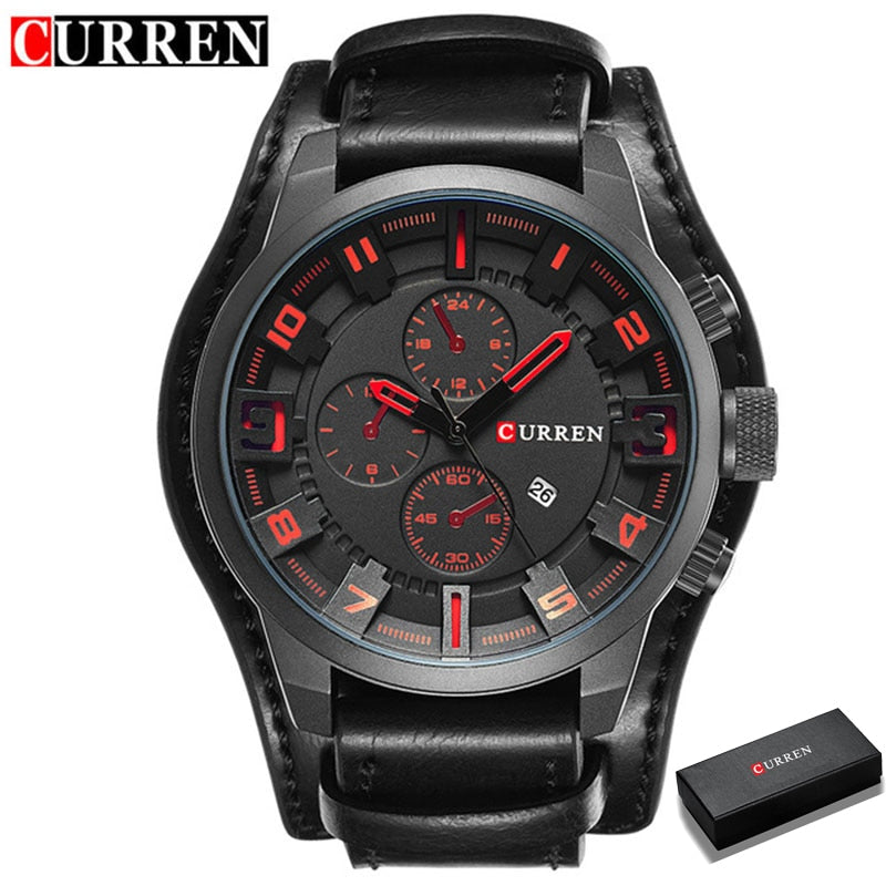 CURREN Hommes Montres Top Marque De Luxe