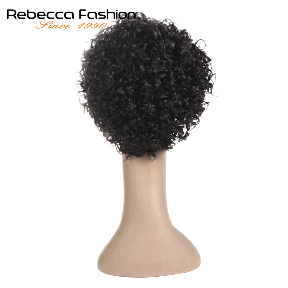 Perruques Cheveux Bouclés Courts Rebecca