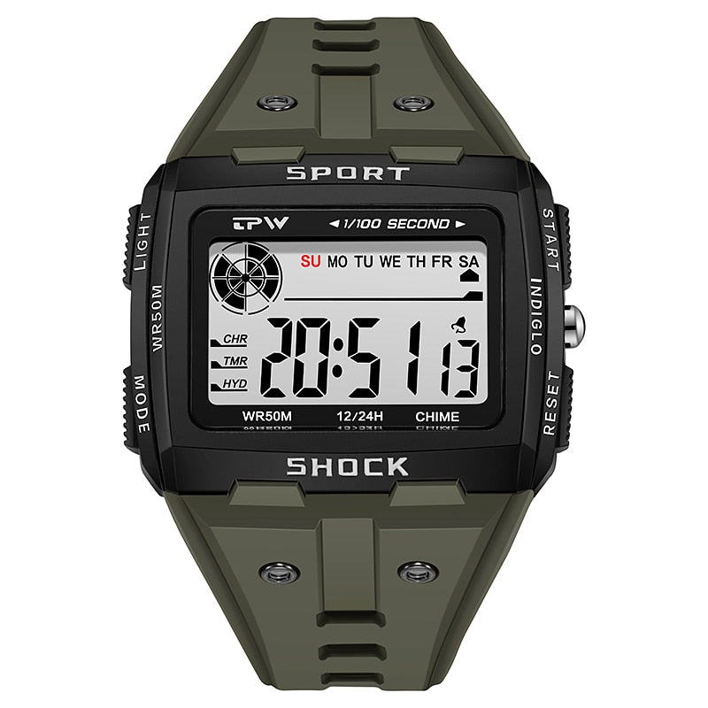 Water Resistant Men Digital Watch