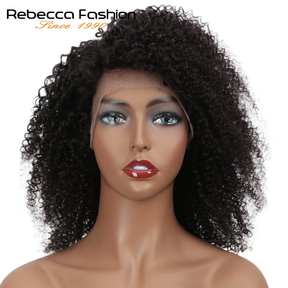 Rebecca Lace Front Short Bob Wigs Afro Kinky Curly