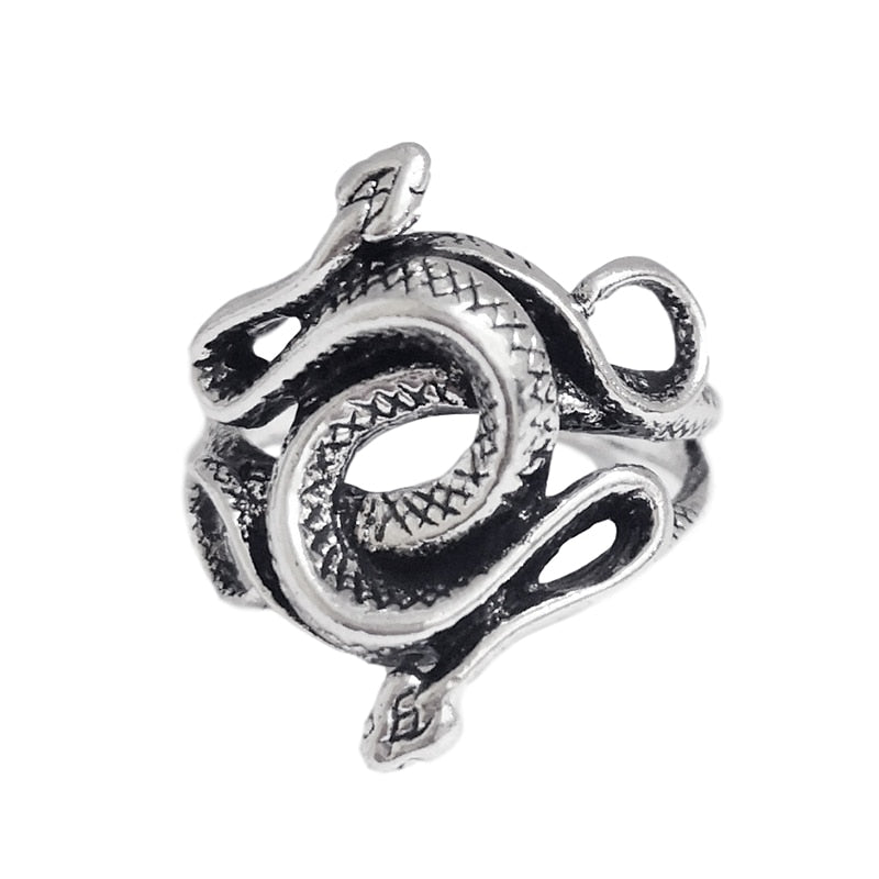 Bague Pour Femme Fille Serpent Sourire