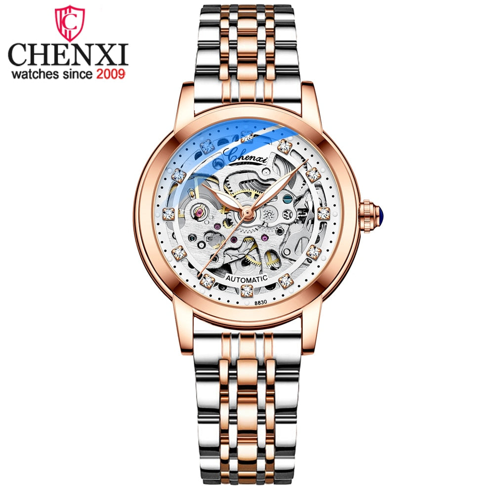 CHENXI Montre mécanique automatique pour femme