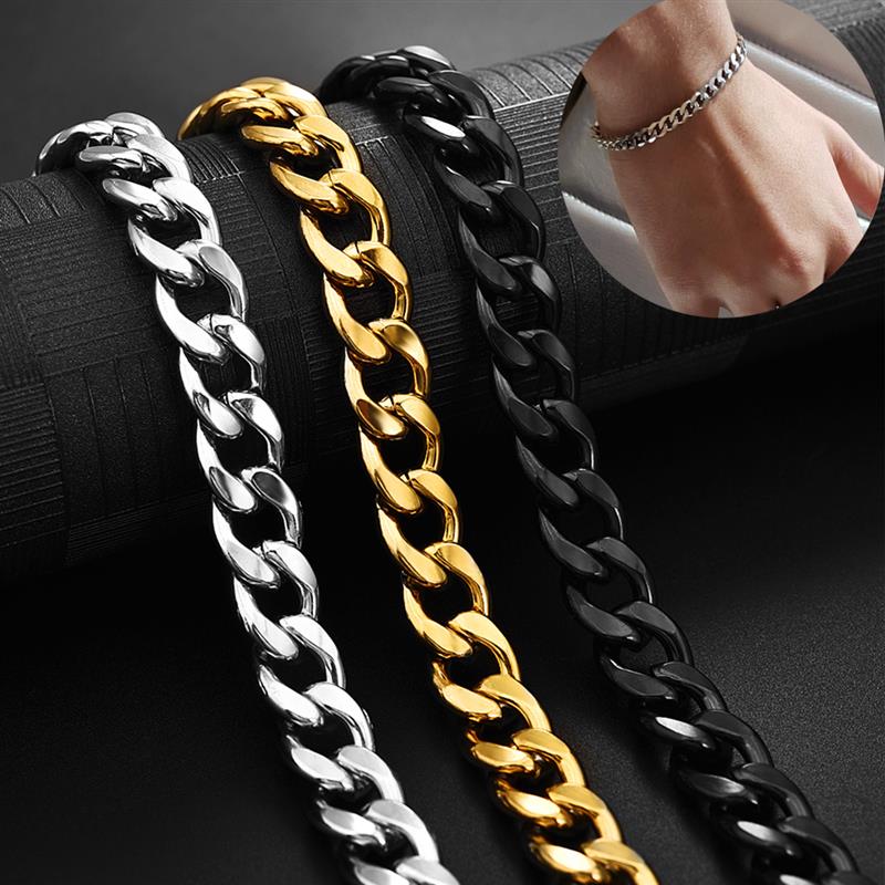 Jiayiqi 3-11 mm Men Chain Bracelet