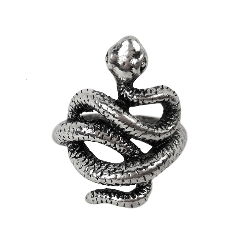 Bague Pour Femme Fille Serpent Sourire