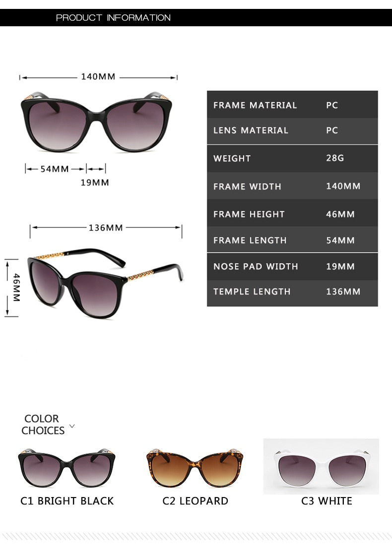 2022 New Ladies Cat Eye Sunglasses