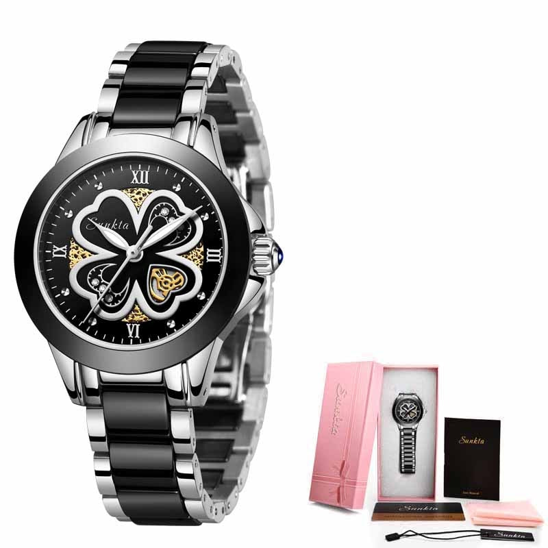 SUNKTA Quartz Women Watches