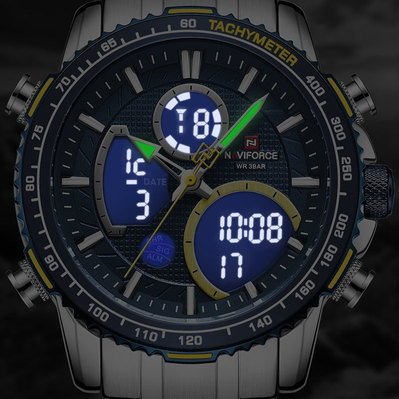 NAVIFORCE Montre Homme Marque de Luxe