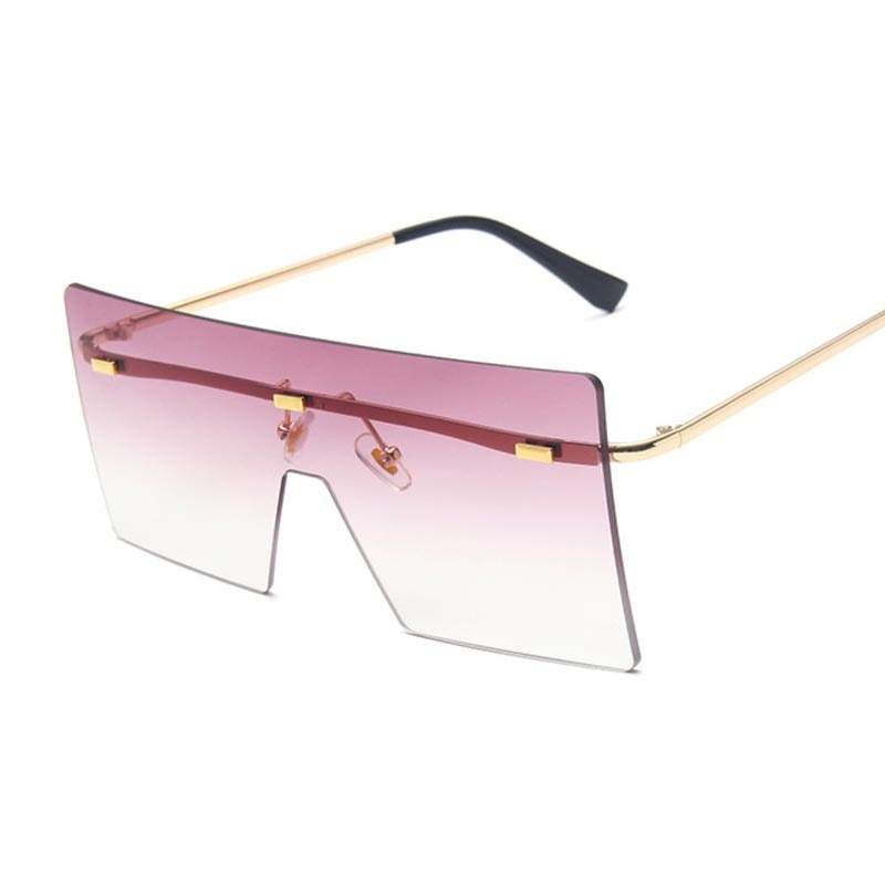 Lunettes de soleil carrées vintage femmes