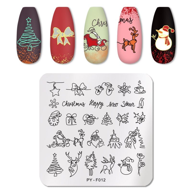 PICT YOU 12*6cm Nail Art Templates