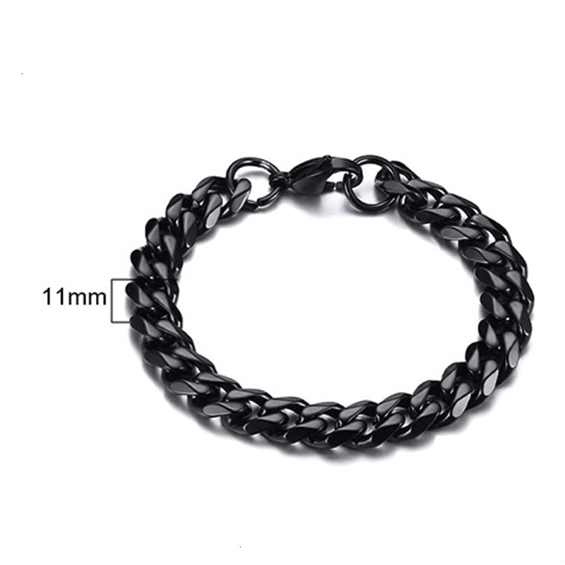 Curb Cuban Link Chain Bracelet