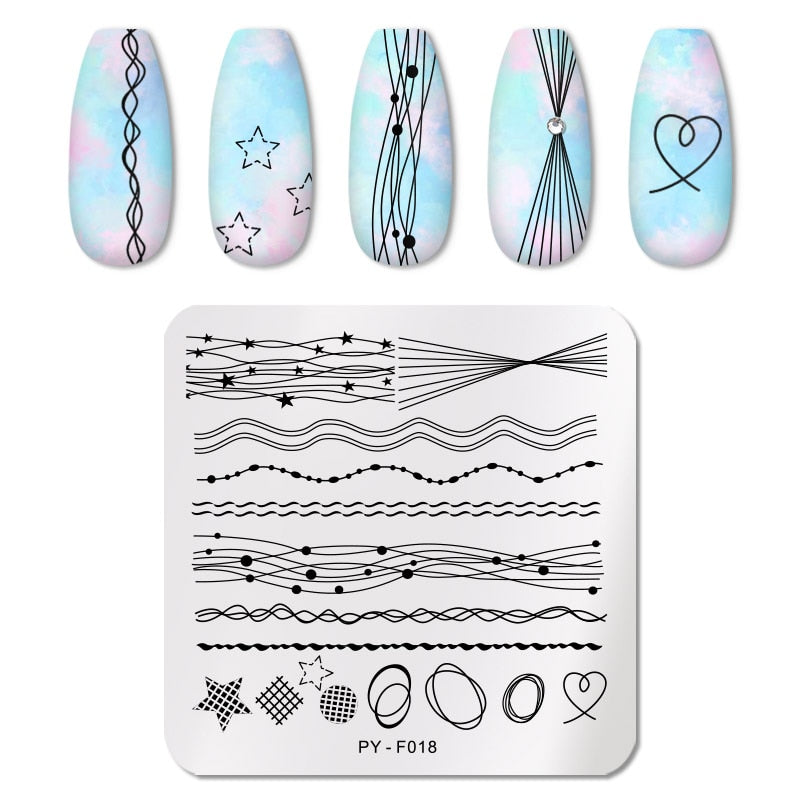 PICT YOU 12*6cm Nail Art Templates