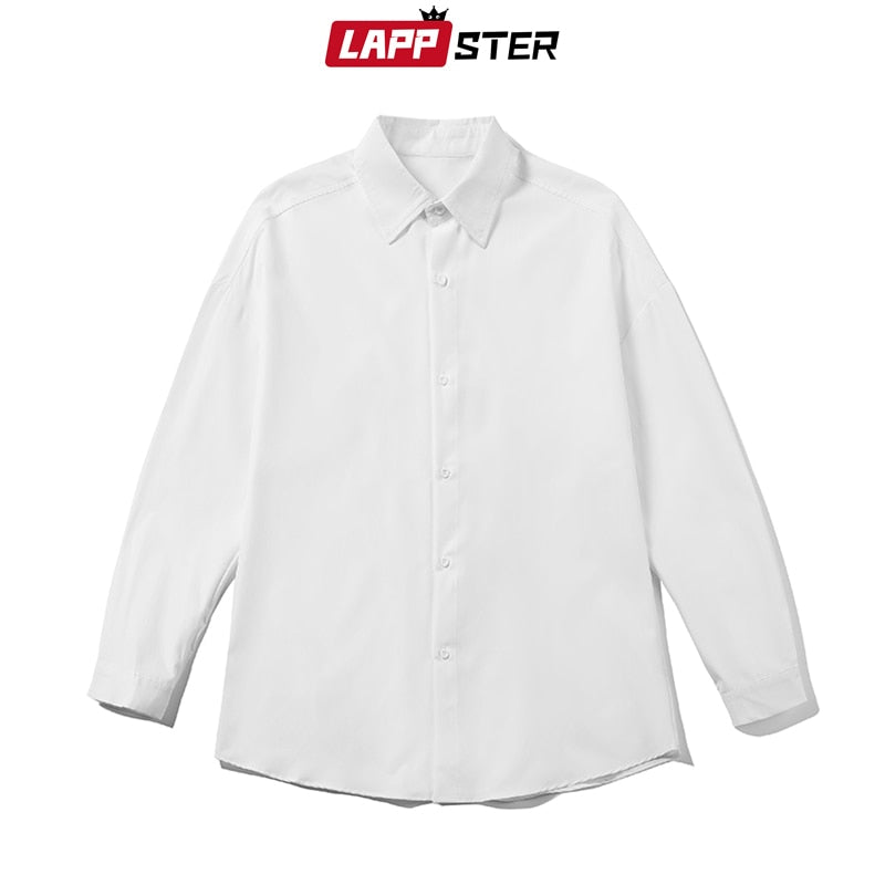 LAPPSTER Men Korean Oversized Shirt