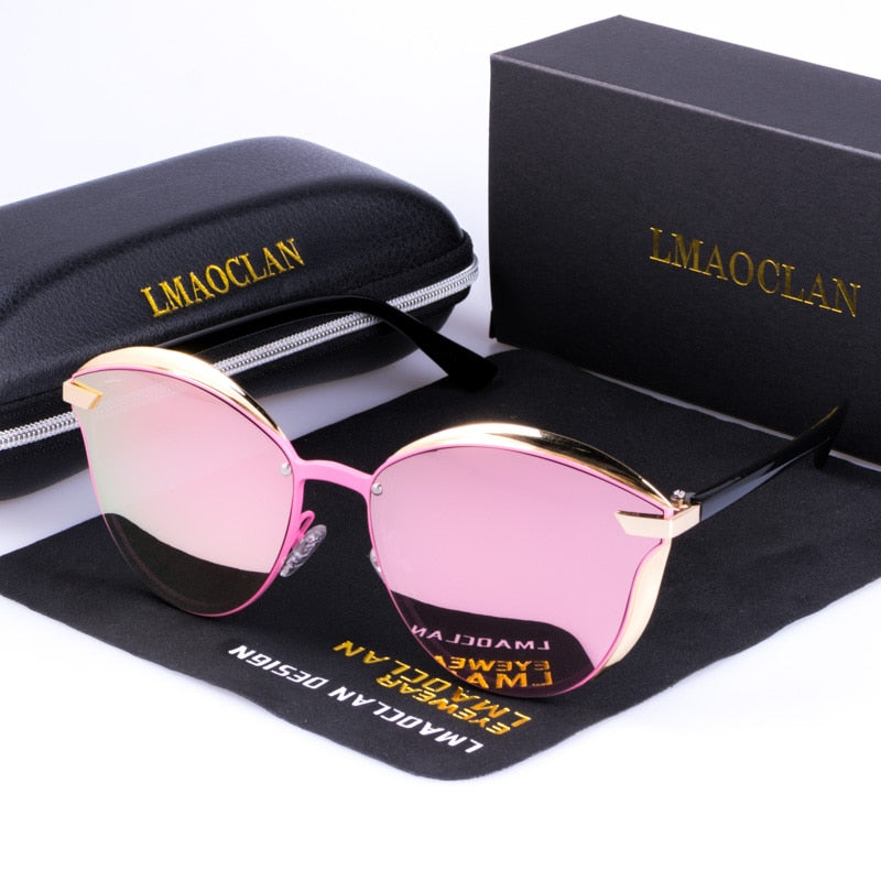 LMAOCLAN Lunettes de soleil polarisées pour femmes