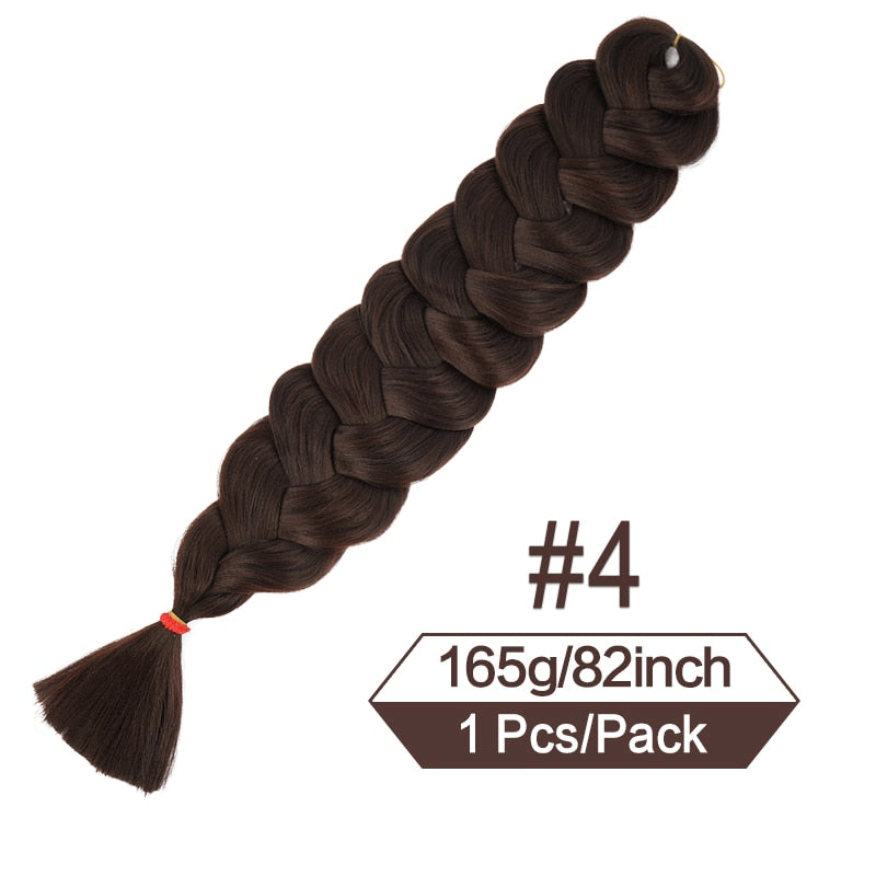 82 Inch 165g/Pack Synthetic Crochet Hair