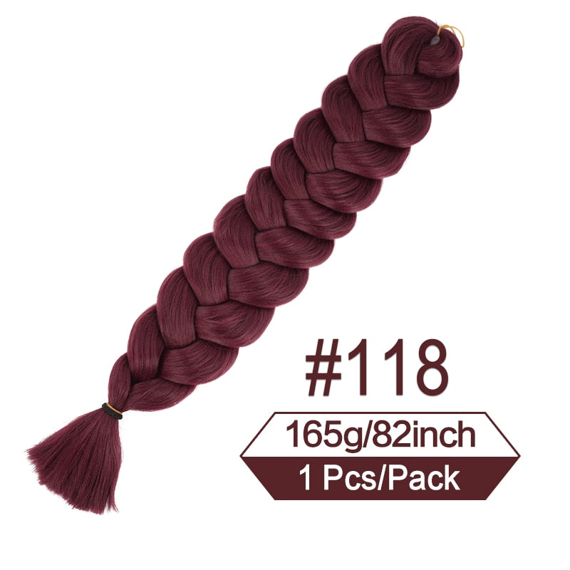 82 Inch 165g/Pack Synthetic Crochet Hair