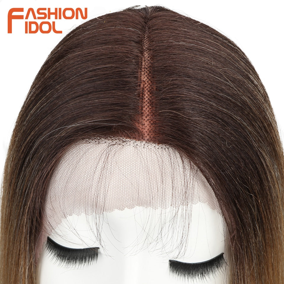 FASHION IDOL 10 Inch Bob Wigs Straight Hair Lace