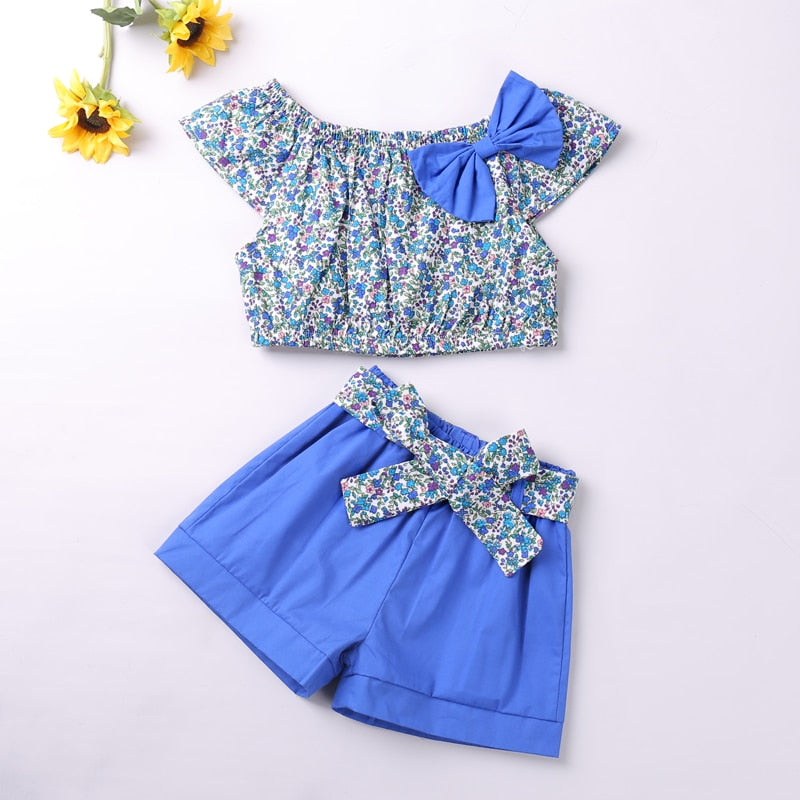 2T Girls Clothes Sets  T-Shirt+Denim