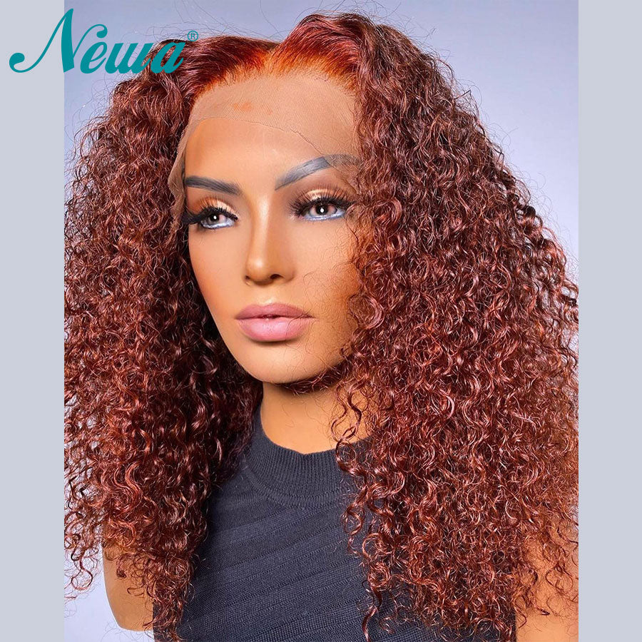 10A Newa Court Bob Perruque Ombre Curly Lace Front