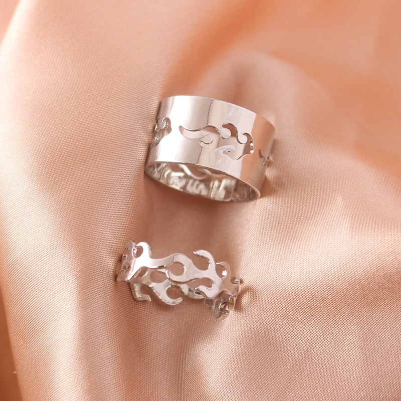 Silver Color Butterfly Rings