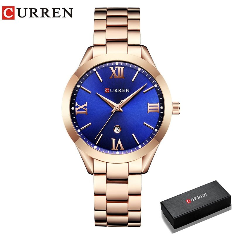 CURREN Montre en Or Femme