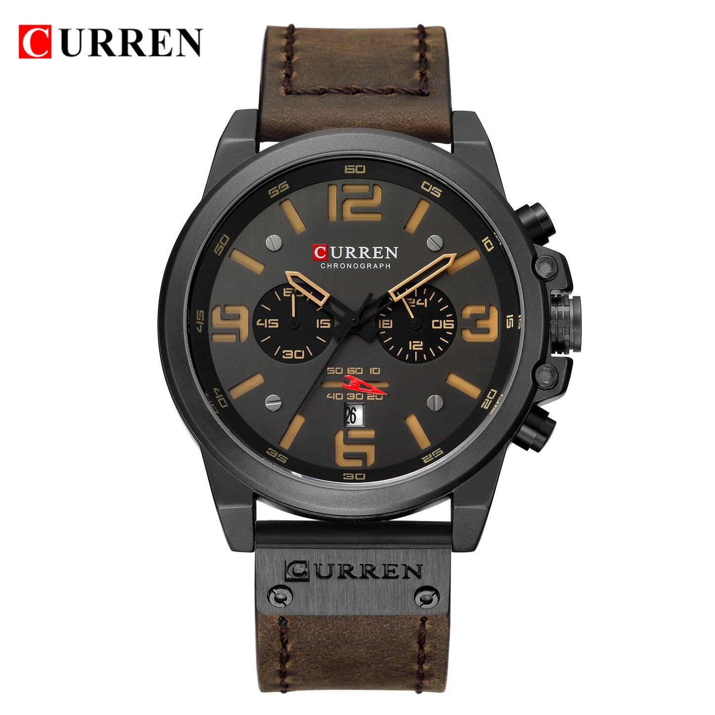 CURREN Montres Homme Top Marque de Luxe