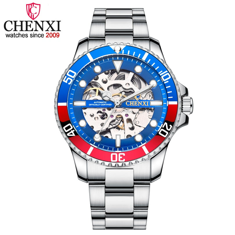 CHENXI Brand Luxury Classic Blue Men