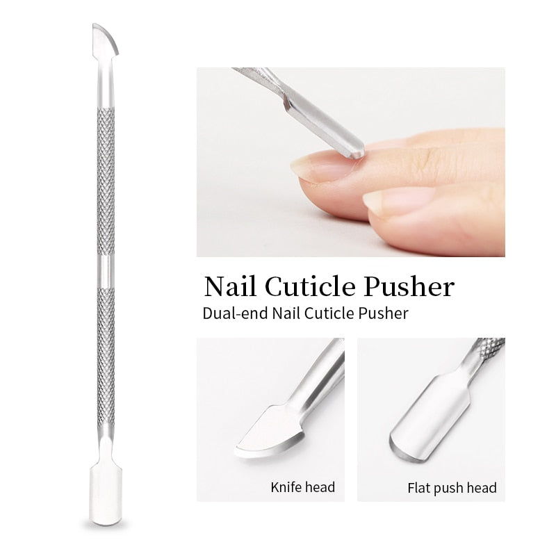 1pcs Double-ended Nail Art Cleaner